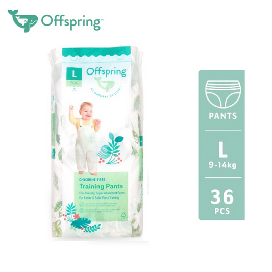 Offspring Chlorine-Free Diapers L 36PCS [Fashion Pants]