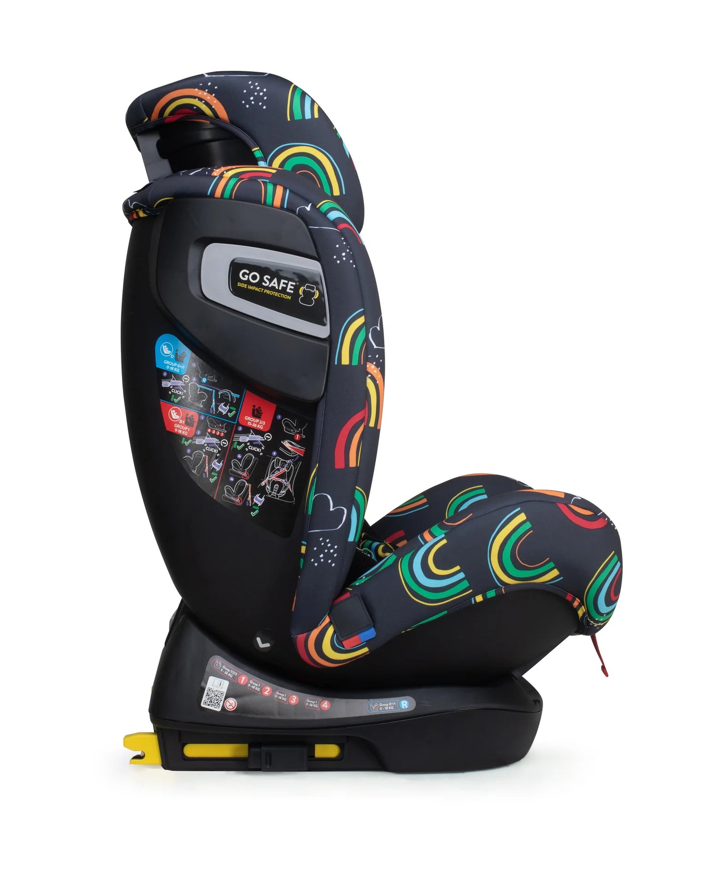 Cosatto All in All + Group 0+123 Car Seat Disco Rainbow