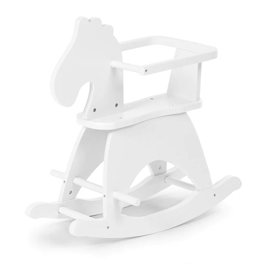 Childhome Rocking White Horse with Brace