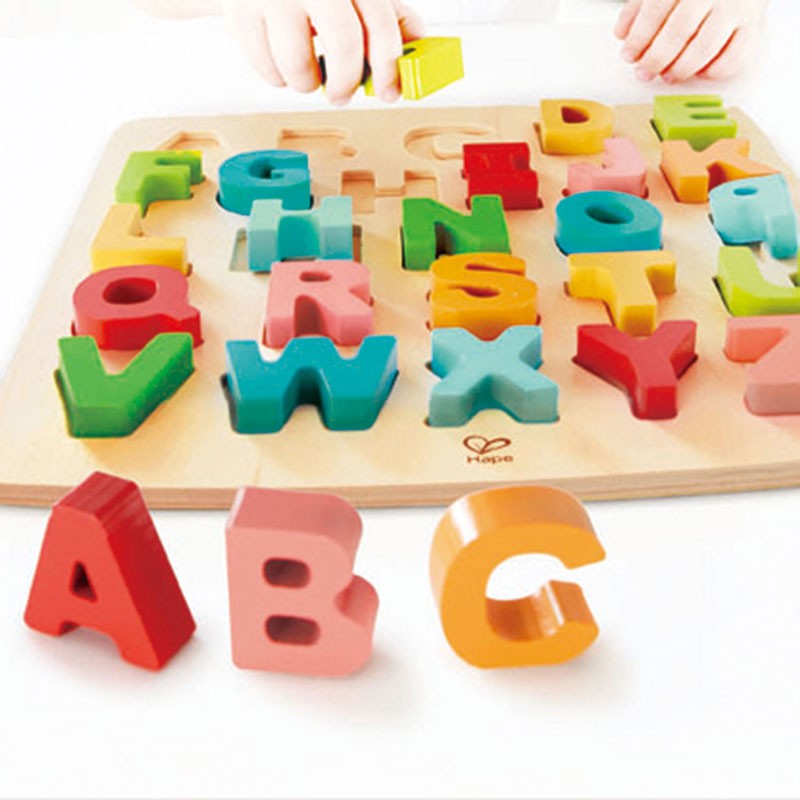 Hape Chunky Alphabet Puzzle For Kids