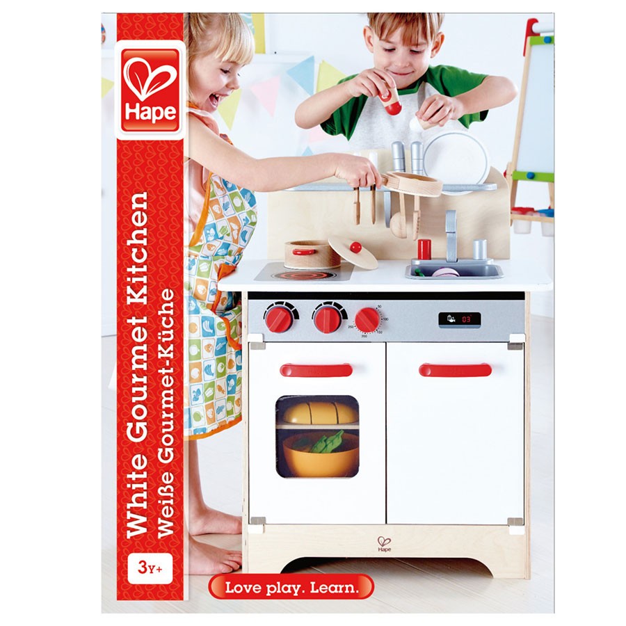 Hape White Gourmet Kitchen Role Play Toy