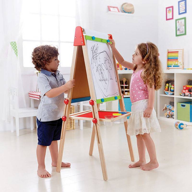 Hape Magnetic All-in-1 Adjustable Height Easel