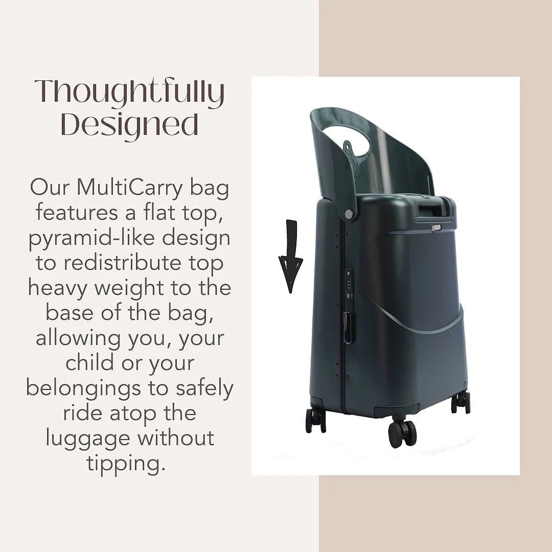 Miamily Multicarry Ride-On Luggage 24”